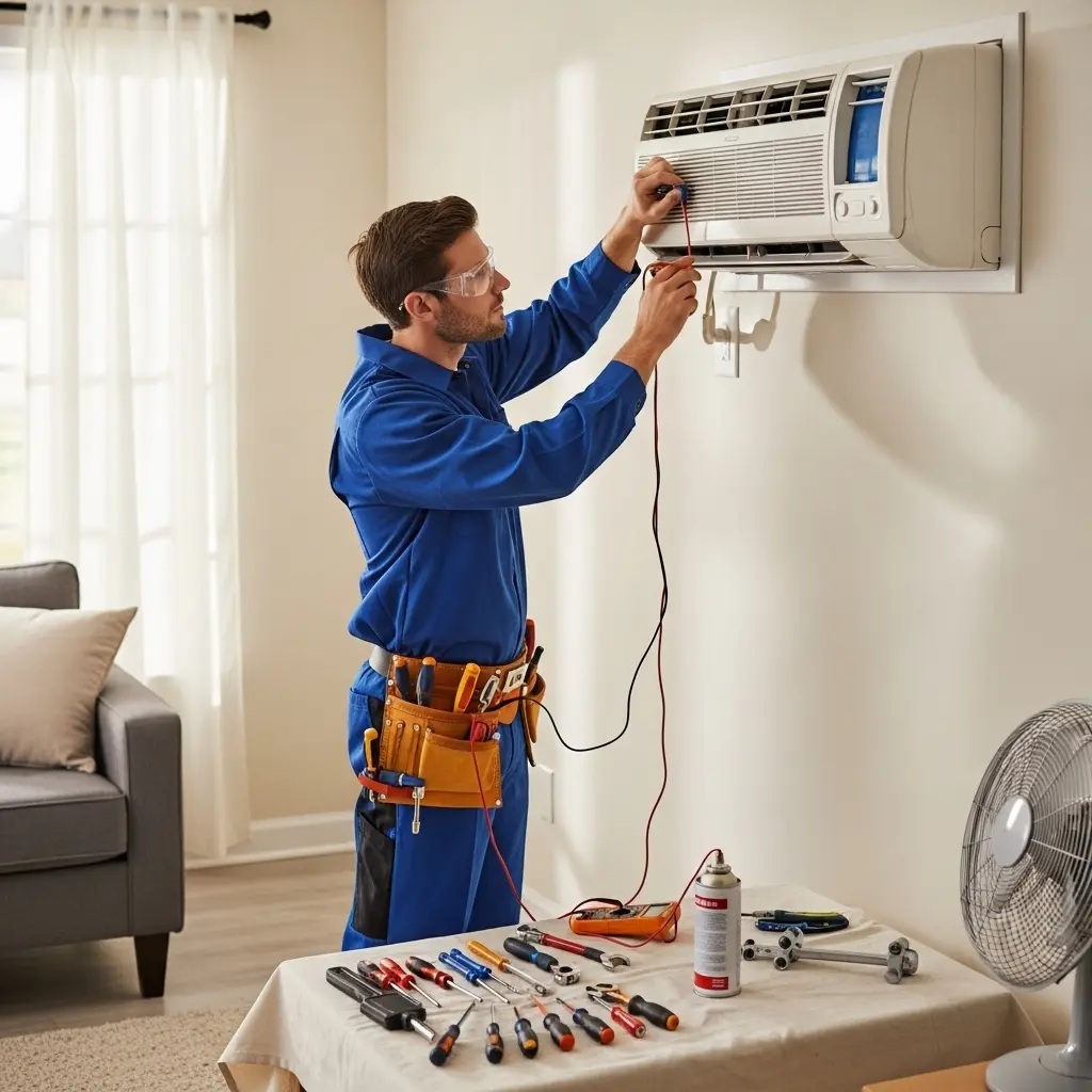 Karşıyaka Gorenje Gorenje klima gaz dolumu ve bakım – Enerji verimliliği artırıldı. - Teknik servis örneği
